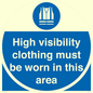 MC530: hi-vis must be worn in area