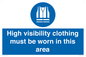 MC530: hi-vis must be worn in area