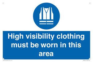MC530: hi-vis must be worn in area