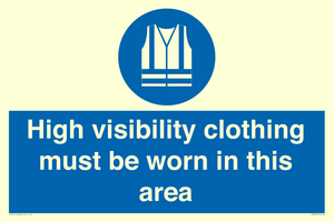MC530: hi-vis must be worn in area
