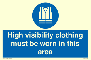 MC530: hi-vis must be worn in area