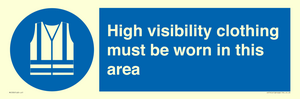 MC530: hi-vis must be worn in area