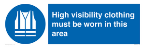 MC530: hi-vis must be worn in area