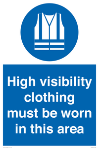 MC530: hi-vis must be worn in area
