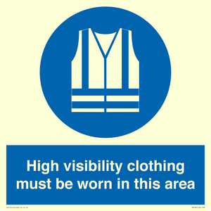 MC530: hi-vis must be worn in area