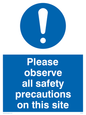 MC533: observe safety precautions