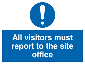 MC5397: All visitors must report to site office