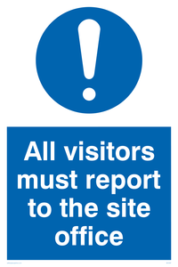 MC5397: All visitors must report to site office