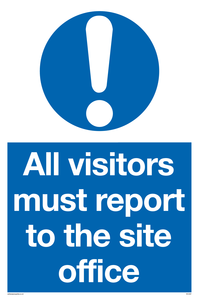 MC5397: All visitors must report to site office