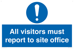 MC5397: All visitors must report to site office