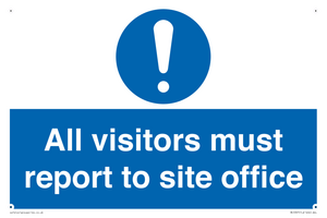 MC5397: All visitors must report to site office