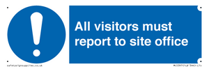 MC5397: All visitors must report to site office