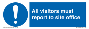MC5397: All visitors must report to site office