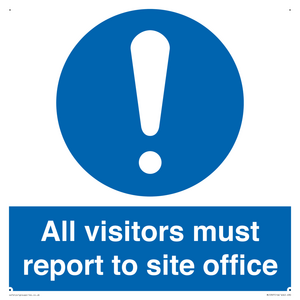 MC5397: All visitors must report to site office