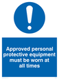 MC5427: Approved personal protective equipment must be worn