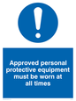 MC5427: Approved personal protective equipment must be worn