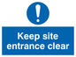 MC5430: Keep site entrance clear