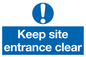MC5430: Keep site entrance clear