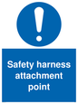 MC5726: Safety harness attachment point Mandatory Sign