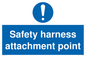 MC5726: Safety harness attachment point Mandatory Sign