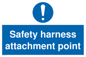 MC5726: Safety harness attachment point Mandatory Sign