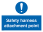 MC5726: Safety harness attachment point Mandatory Sign