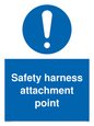 MC5726: Safety harness attachment point Mandatory Sign
