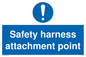 MC5726: Safety harness attachment point Mandatory Sign