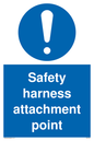 MC5726: Safety harness attachment point Mandatory Sign