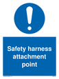 MC5726: Safety harness attachment point Mandatory Sign