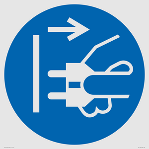 ME11395: Mandatory: Disconnect mains plug from electrical outlet