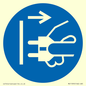 ME11395: Mandatory: Disconnect mains plug from electrical outlet