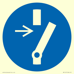 ME11417: Mandatory: Disconnect before carrying out maintenance or repair