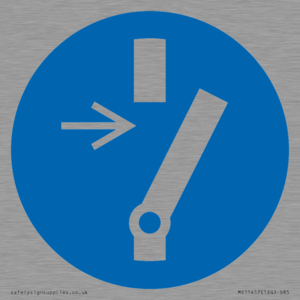 ME11417: Mandatory: Disconnect before carrying out maintenance or repair