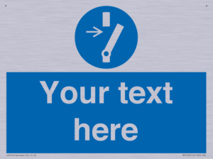 ME5162: Custom Disconnect Sign