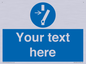 ME5162: Custom Disconnect Sign