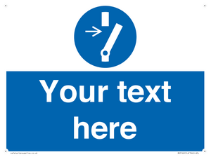 ME5162: Custom Disconnect Sign