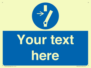 ME5162: Custom Disconnect Sign