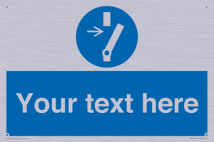 ME5162: Custom Disconnect Sign