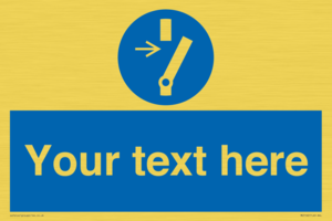 ME5162: Custom Disconnect Sign