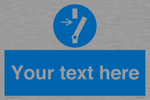 ME5162: Custom Disconnect Sign