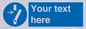 ME5162: Custom Disconnect Sign
