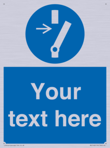 ME5162: Custom Disconnect Sign