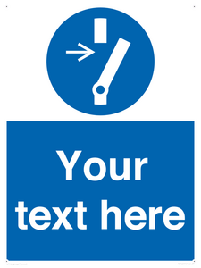 ME5162: Custom Disconnect Sign