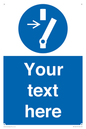 ME5162: Custom Disconnect Sign