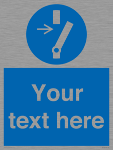 ME5162: Custom Disconnect Sign