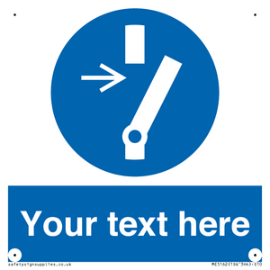 ME5162: Custom Disconnect Sign