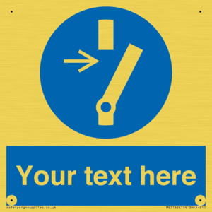 ME5162: Custom Disconnect Sign