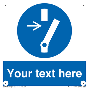 ME5162: Custom Disconnect Sign