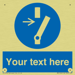 ME5162: Custom Disconnect Sign